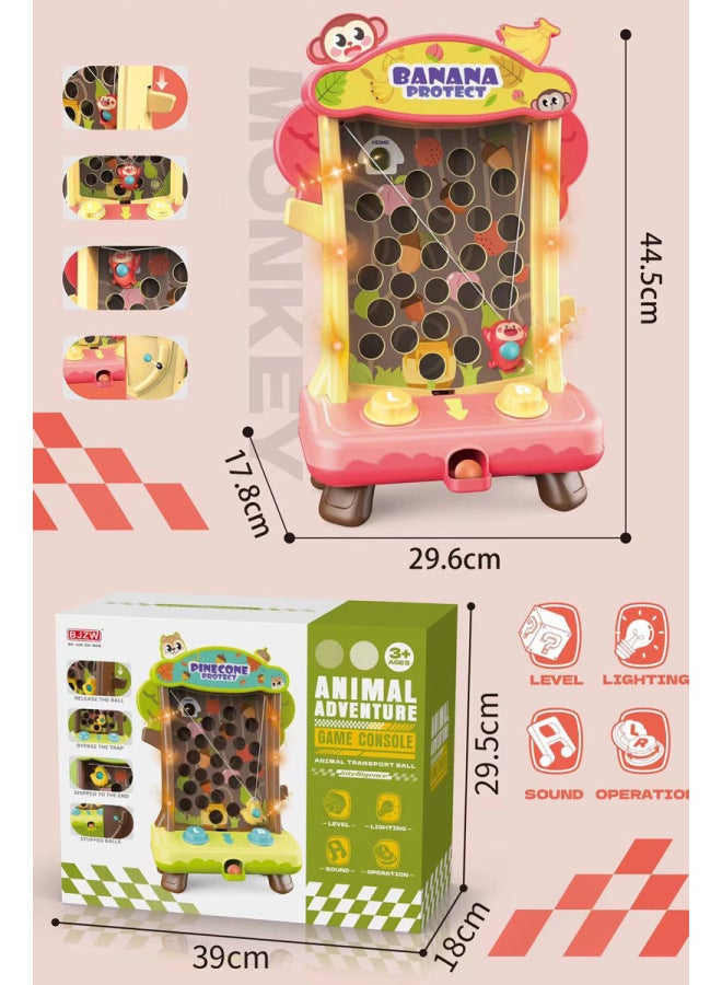 Amazon animal carrying catch ball through educational children training hand-eye coordination interactive desktop game toy